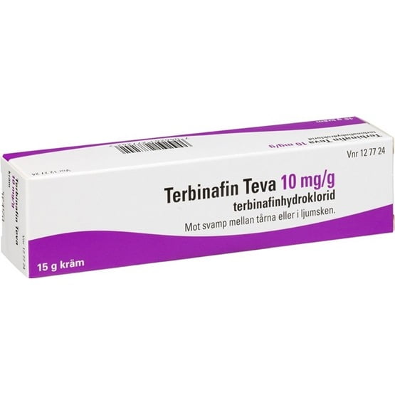 Terbinafin Teva, kräm 10 mg/g 15 gr