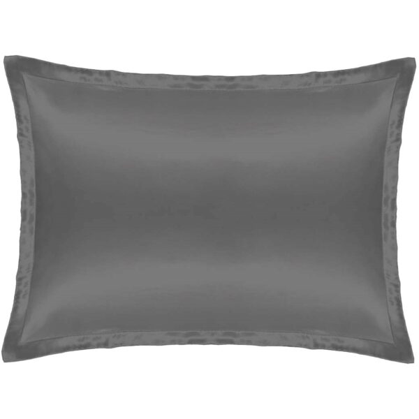 Cloud & Glow Spring Collection Silk Pillowcase Charcoal