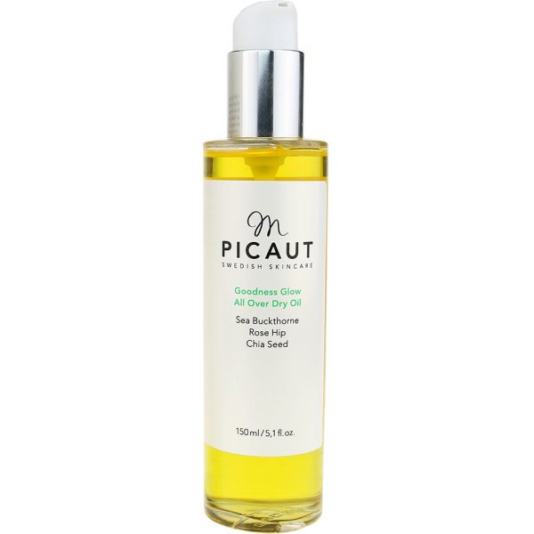 M Picaut Goodness Glow All Over Dry Oil, 150 ml M Picaut Swedish Skincare Hudserum & Kroppsolja