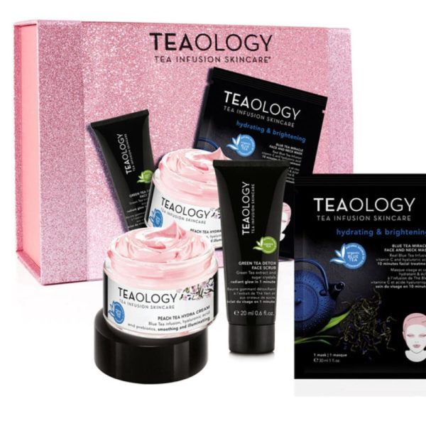 Kosmetikset Damer Teaology Hydrating And Glowing Beauty Routine 3 Delar (3 pcs)