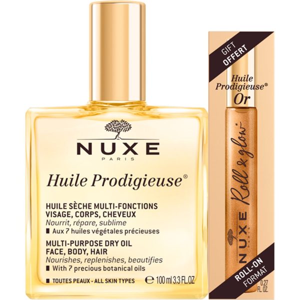 Nuxe Huile Prodigieuse Multipurpose Dry Oil & Roll-On Limited Edition - 108 ml