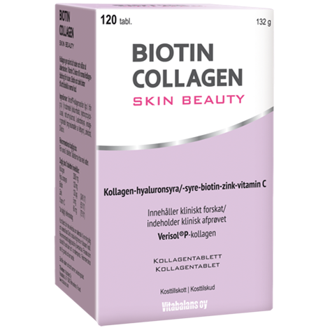 Vitabalans Skin Beauty Biotin Collagen 120 st